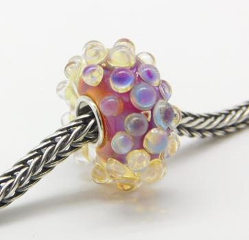 Cotton Candy Dewdrops - Elfbeads Glass - live photo